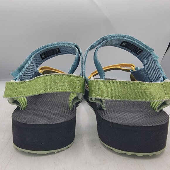 Teva Midform Universal Kids 5 Metallic Blue Sandals Beach Summer Casual 1131610C - Picture 5 of 13
